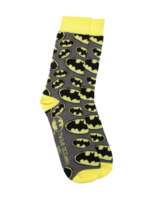 

Free Authority Batman featured Black Socks for Unisex, Grey