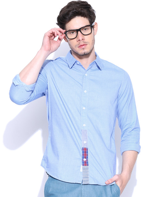 

United Colors of Benetton Blue Casual Shirt