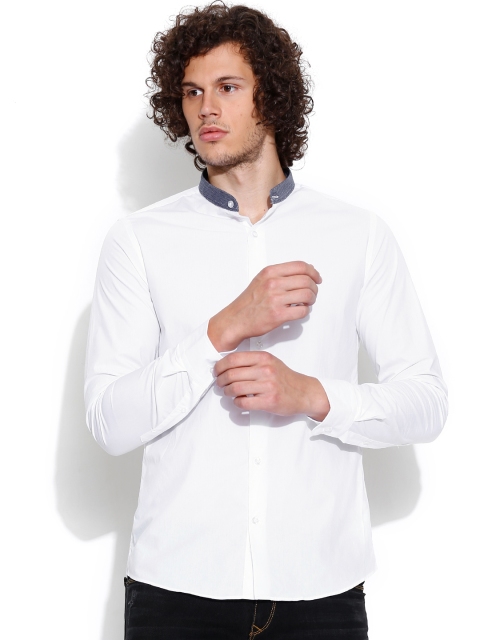

United Colors of Benetton White Casual Shirt