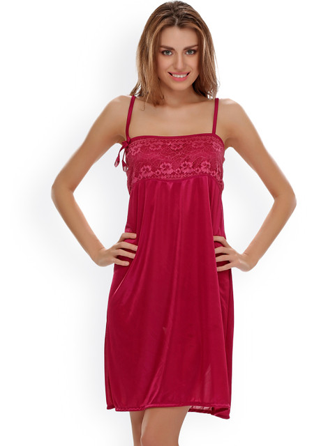 

Clovia Pink Baby Dolls NS0401P14
