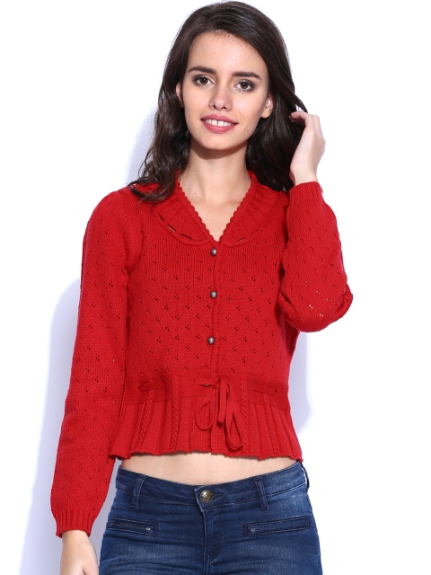 

Akiva Red Cardigan