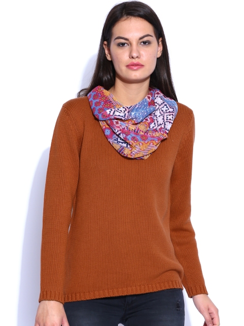 

Akiva Rust Brown Sweater