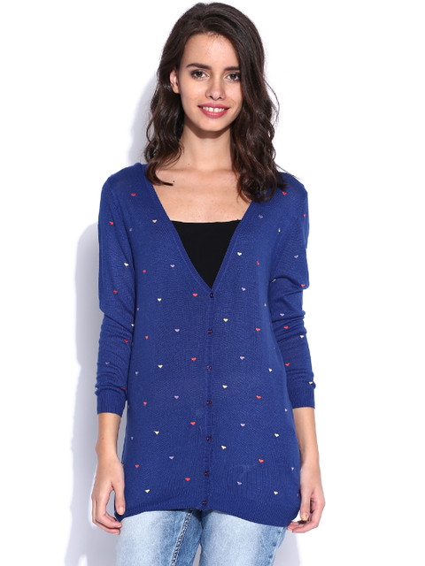 

Akiva Blue Embroidered Sweater