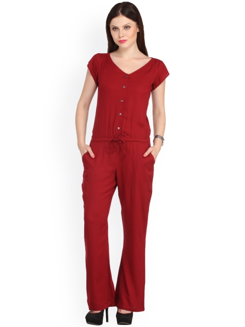 

Cottinfab Red Jumpsuit