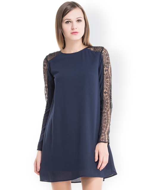 

Kazo Navy Shift Dress, Navy blue