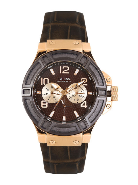 

GUESS Men Brown Dial Watch W0040G3