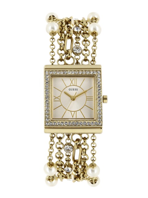

GUESS Women Gold-Toned Dial Watch W0140L2
