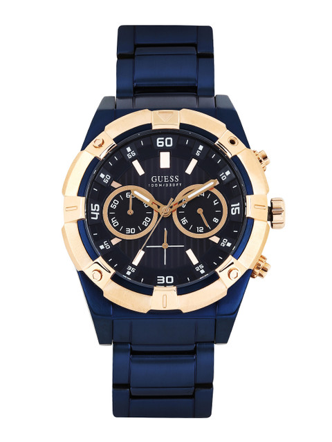 

GUESS Men Navy Dial Chronograph Watch W0377G4, Navy blue