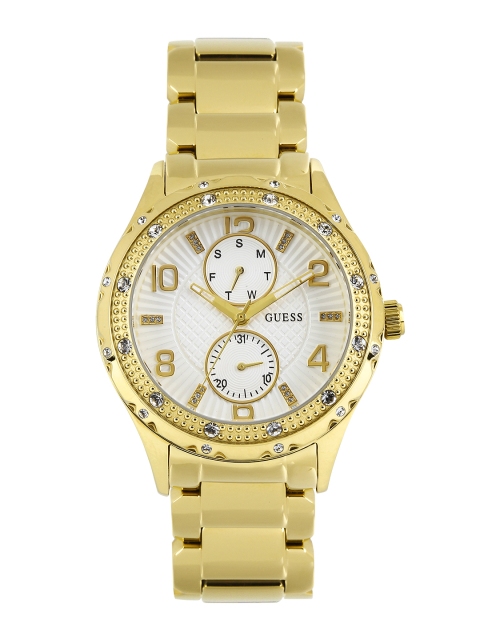

GUESS Women White Dial Watch W0442L2