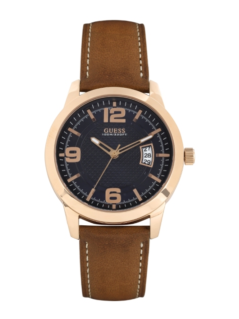 

GUESS Men Navy Dial Watch W0494G2, Navy blue