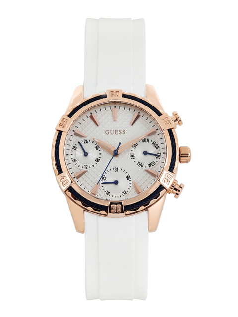 

GUESS Women White Dial Watch W0562L1