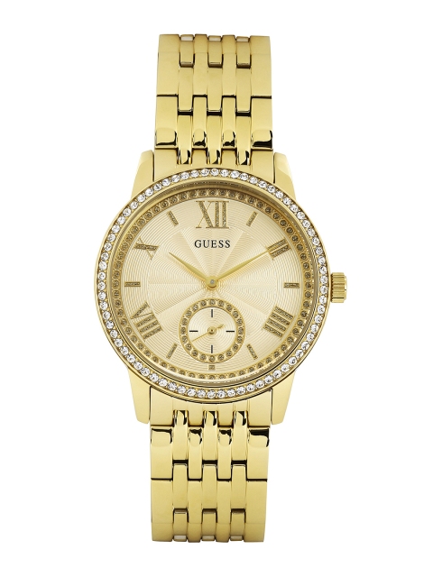 

GUESS Women Gold-Toned Dial Watch W0573L2