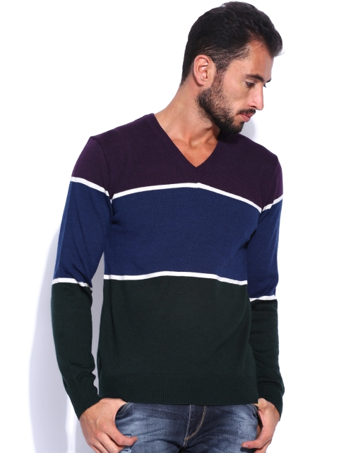 

IZOD Purple & Blue Sweater