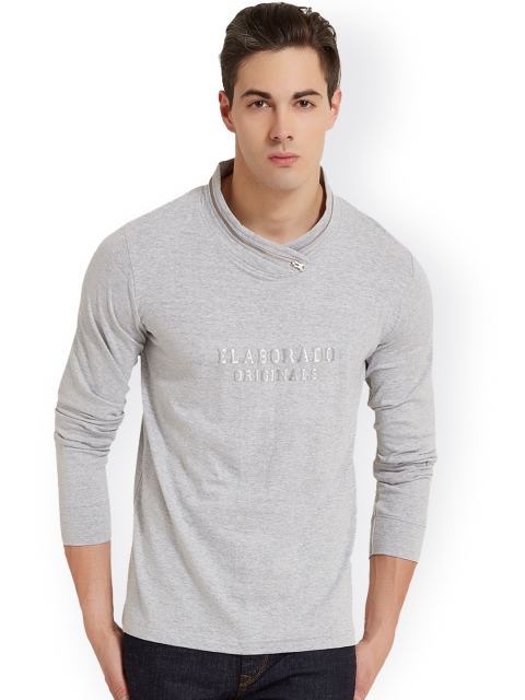 

ELABORADO Grey Slim Fit T-shirt