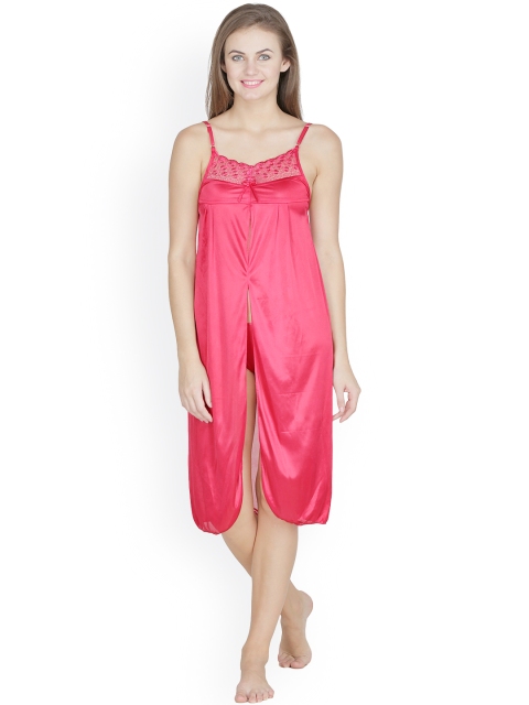 

Klamotten Red Satin Chemise Nightdress X40
