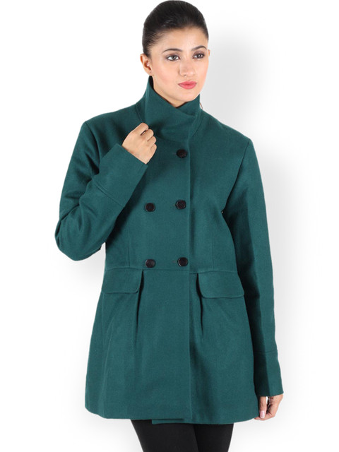

Owncraft Teal Blue Woollen Coat