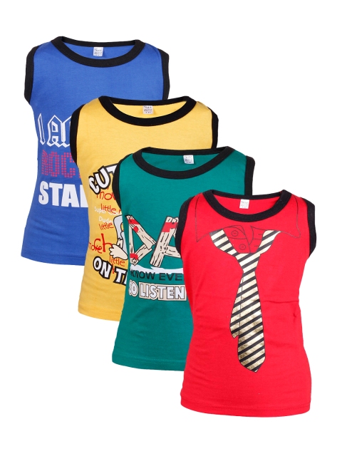 

GKIDZ Boys Pack of 4 T-shirts, Multi