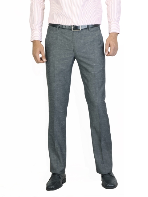 

Arrow Men Check Grey Trousers