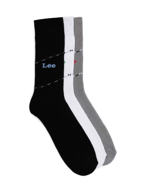 

Lee Men Casual Tripack Socks, White