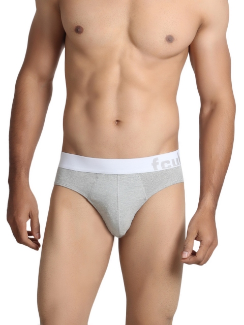 

FCUK Underwear Men Grey Melange Brief