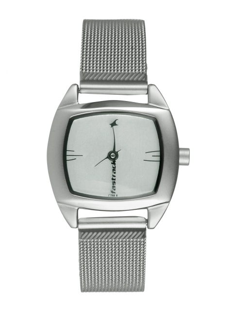 

Fastrack Women Silver-Toned Dial Watch NA6001SM01