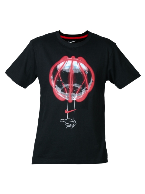 

Nike Men Printed Black T-shirt