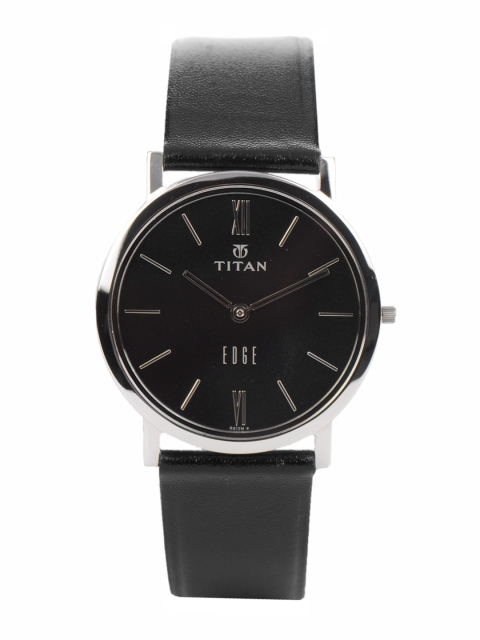 

Titan Edge Men Black Dial Watch NH679SL02A