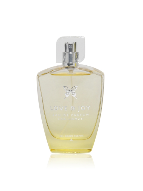

ALL GOOD SCENTS Women Love & Joy Eau De Parfum, Yellow