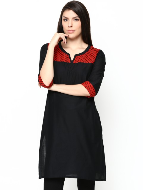 

Aurelia Women Black Kurta