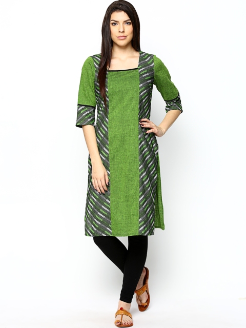

Aurelia Women Green Kurta
