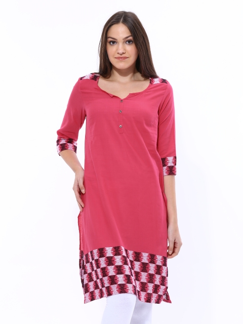 

Aurelia Women Pink Kurta