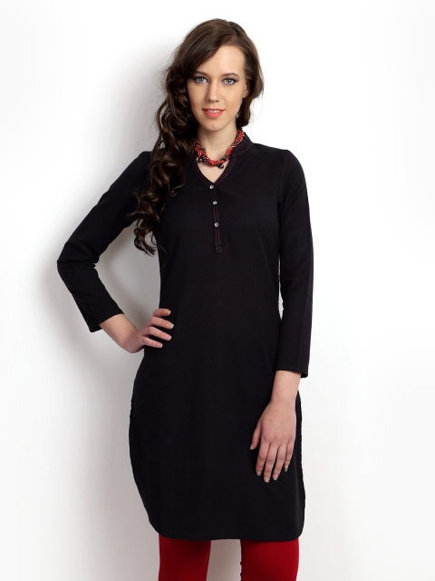 

Aurelia Women Black Kurta