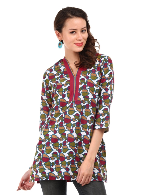 

Aurelia Women Multi-Coloured Printed Kurti