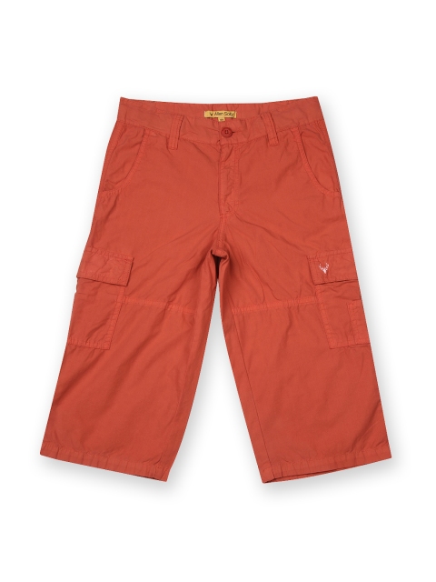 

Allen Solly Junior Boys Rust Orange 3/4th Shorts