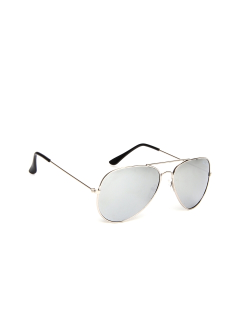 

Alvaro Castagnino Men Aviator Sungalsses ASG214, Silver