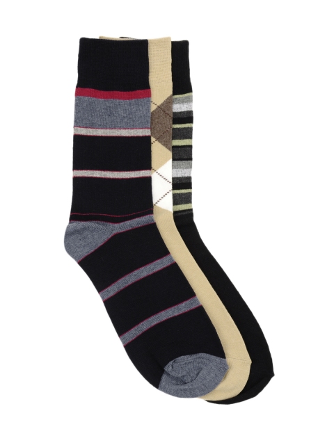 

Alvaro Castagnino Men Multicoloured Pack of 3 Socks, Multi