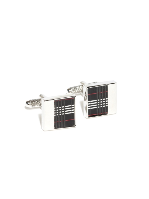 

Alvaro Castagnino Steel Toned Cufflinks, Black