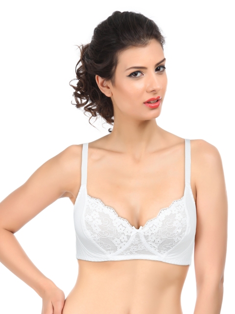 

Amante White Full-Coverage Bra
