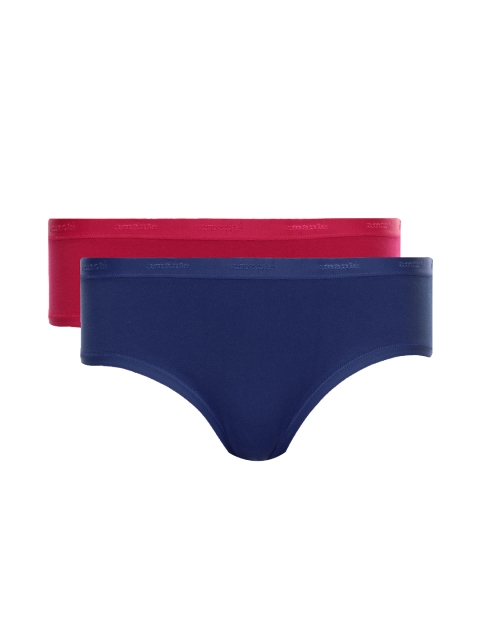 

Amante Women Pack of 2 Hipster Briefs PFHP01, Maroon