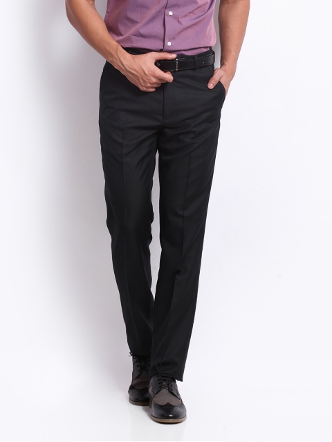 

Arrow New York Men Black Tapered Fit Formal Trousers