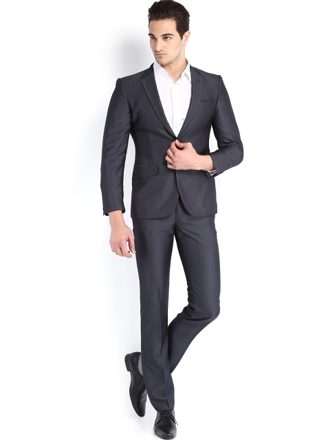 

Arrow Men Blue Single-Breasted Body Tailored Fit Suit