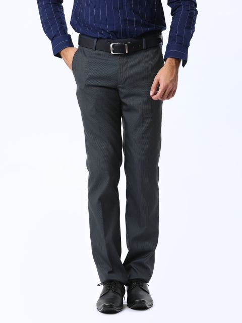 

Arrow Men Grey Slim Fit Formal Trousers