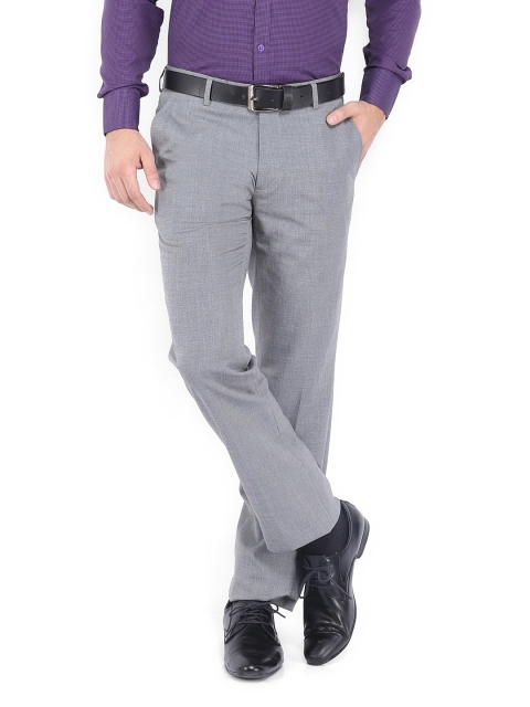 

Arrow Men Grey Slim Fit Formal Trousers