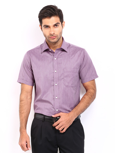

Arrow Men Purple Striped Formal Fit Formal Shirt