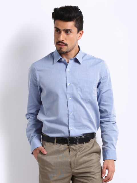 

Arrow Men Blue Slim Fit Smart-Casual Shirt