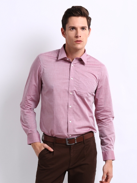 

Arrow Men Pink Slim Fit Smart-Casual Shirt