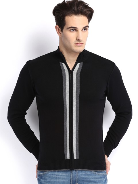 

Arrow New York Men Black Solid Sweater