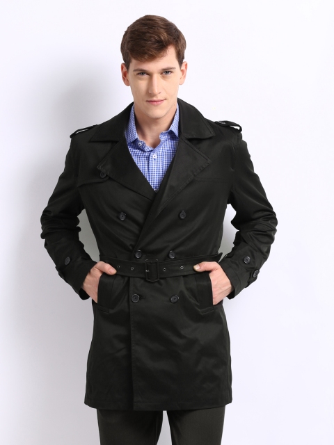 

Arrow New York Men Black Slim Fit Jacket