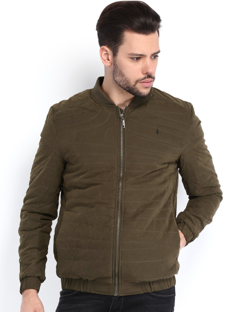 

Arrow New York Men Olive Padded Jacket