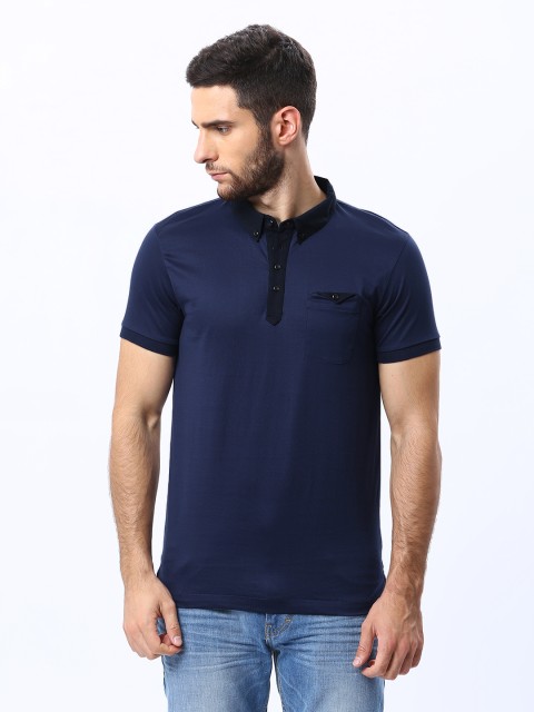 

Arrow New York Men Navy T-shirt, Navy blue